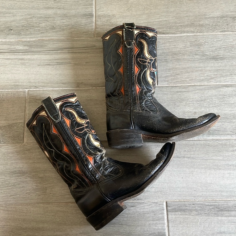 Vintage acme bull boots